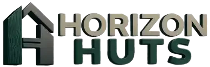 Horizon Huts logo for tiny homes prefab cabins and off-grid living