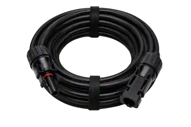 Off-grid power cable accessory for solar and battery systems